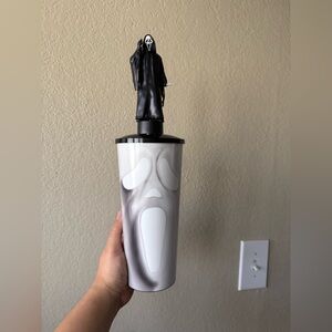 Ghostface Tumbler with Figure Topper